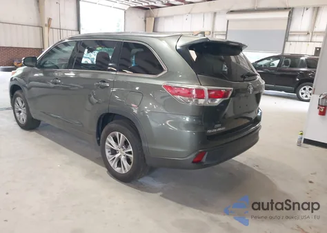 2014 Toyota Highlander Xle V6 z USA, uszkodzony, nr VIN 5TDKKRFH0ES005269